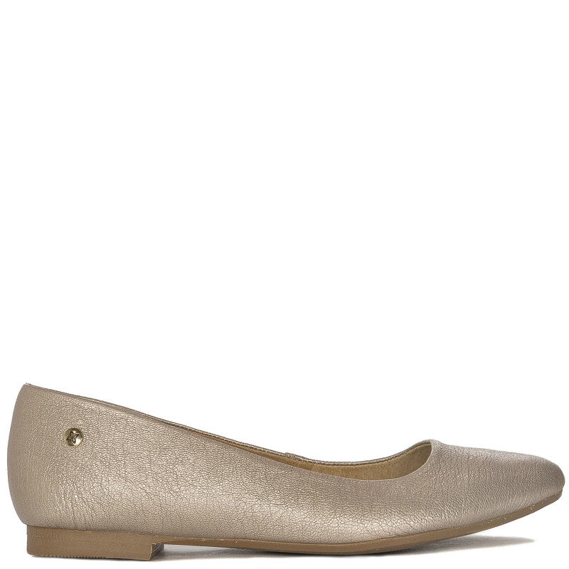 Maciejka Women's Ballerina Gold Leather