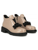Filippo Beige Women's Leather Warmed Boots