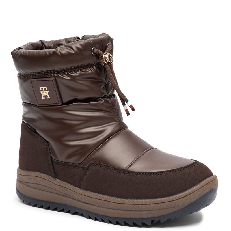 Tommy Hilfiger Śniegowce Wodoodporne Brązowe T3AD-35206