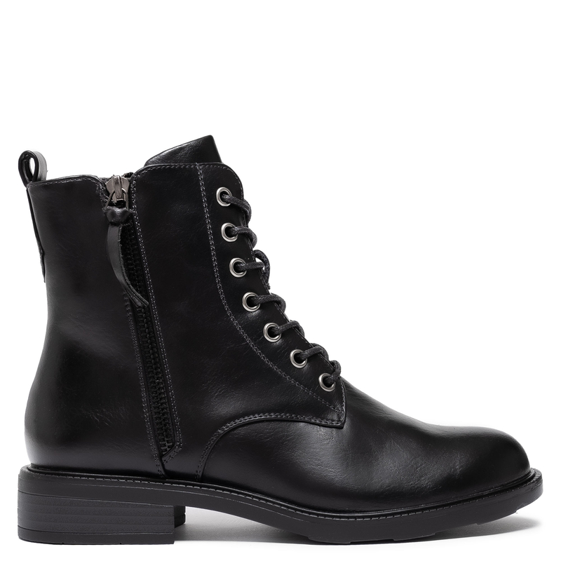 T.Sokolski Leather Womens Boots Warm Lined Black POWZ25214BK