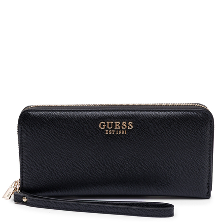 Guess Amorette Portfel Zapinany Na Zamek Czarny SWBG7898146-BLACK