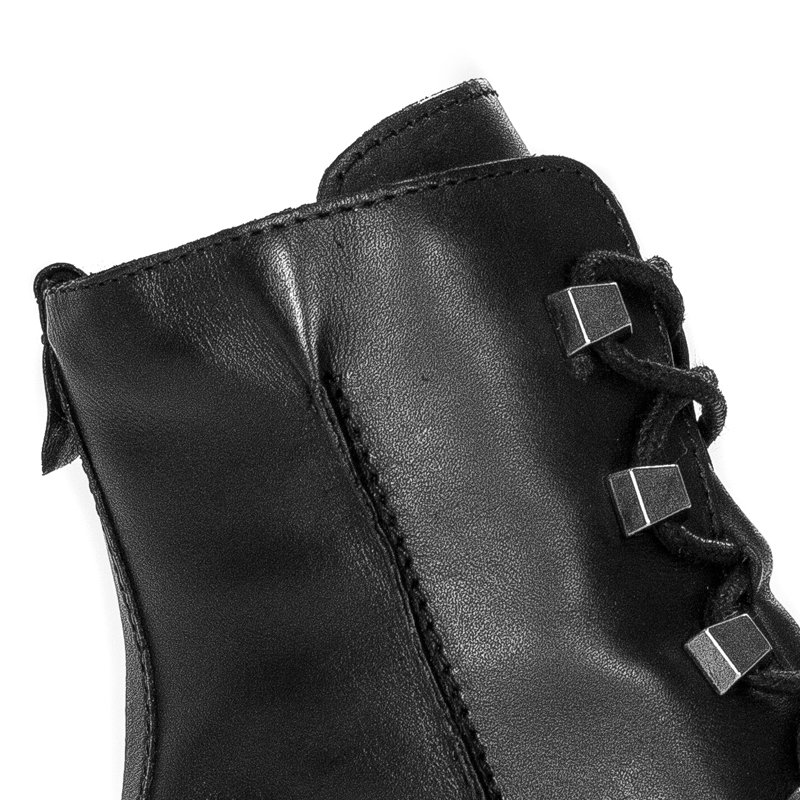 Marco Tozzi 25276-41 022 Black Nappa Lace-up Boots