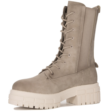Bugatti Women's platform boots Beige beige