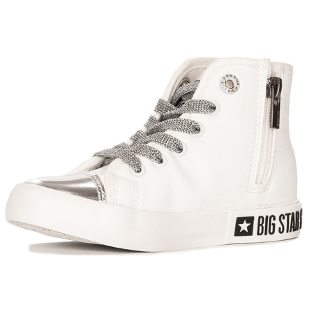 Big Star Children's sneakers for girls High White