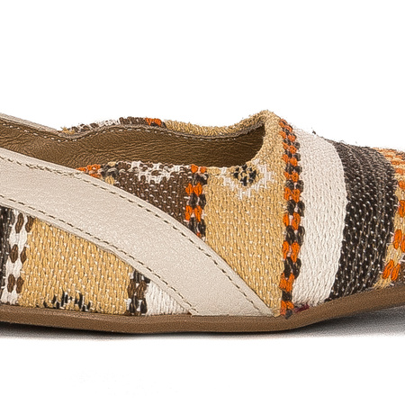 Maciejka Navy Beige Ballerina Shoes