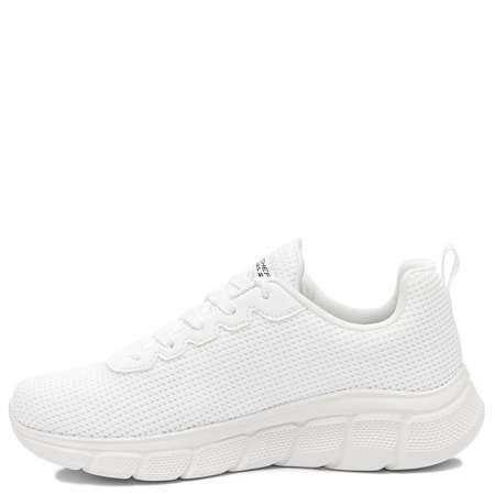 Skechers Bobs Squad Sneakersy Damskie na Platformie Białe 117346-W