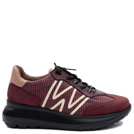 Wonders Women's Platform Half Shoes Nubuk Vino