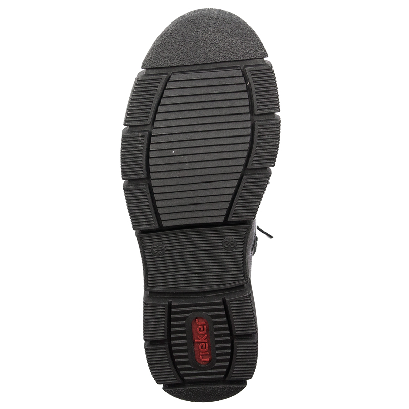 Rieker X3428-00 warned Black Boots