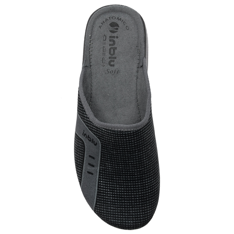 Inblu Kapcie klapki męskie Dark Grey Szary