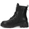 Filippo Women's Leather Insulated Boots, Black