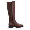 Rieker Women’s Leather Knee-High Boots Elastic Panel Brown R6594-24