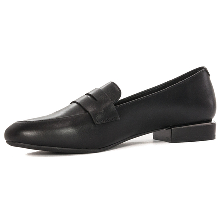Sergio Leone Women's Black PU Moccasins