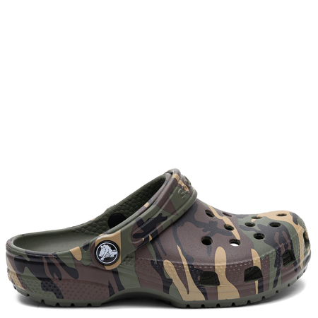 Crocs Classic Camo Clog Klapki Dziecięce Chłopięce Moro 211879-3TC