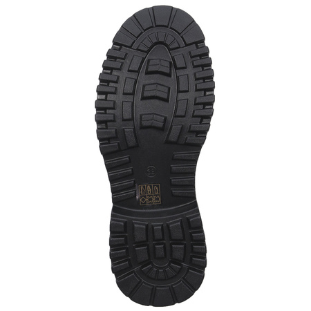 Women's leather shoes Artiker on the Beige platform