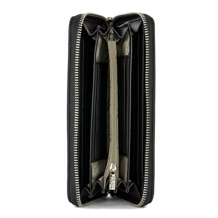 Portfel U.S. POLO ASSN. Springf L Zip Ard Wallet BEUPA5094WIP000 Black Czarny