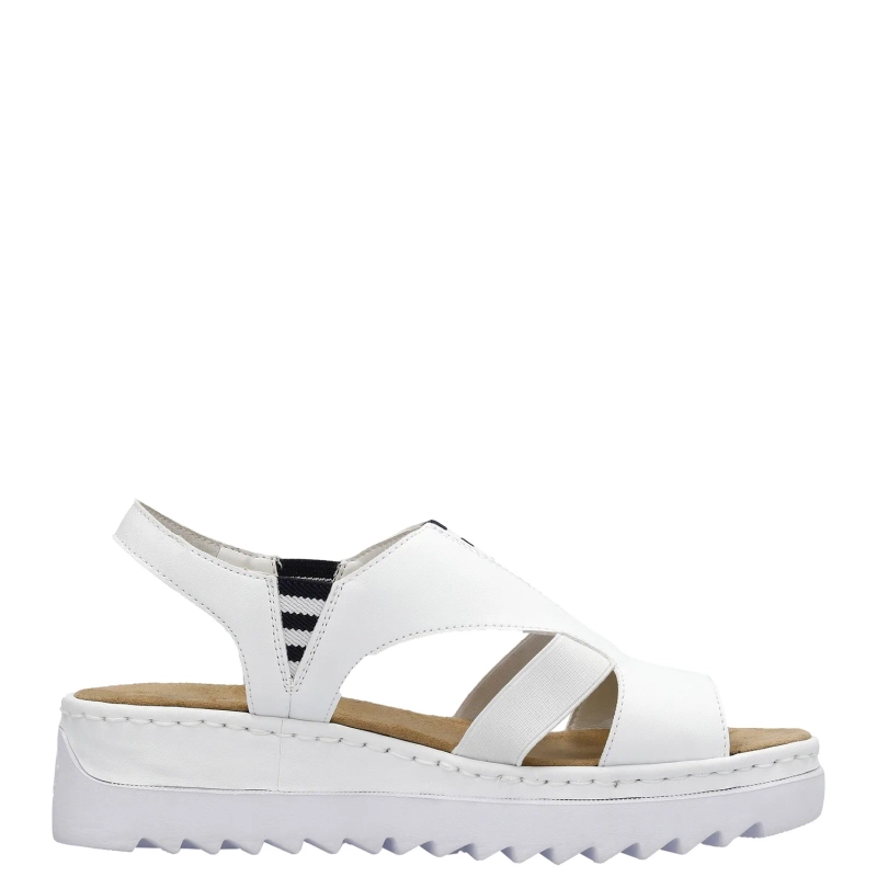 Rieker Women's White Sandals
