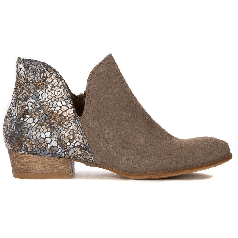 Maciejka 04091-65/00-5 Dark Beige+Multicolour Boots