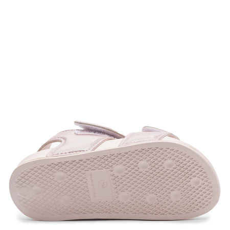 Tommy Hilfiger Dziewczęce Modne Na Rzepy Sandały Lekkie Różowe T1AF-34317-PINK