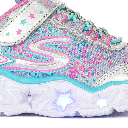 Skechers 10920L SMLT Galaxy Lights Silver/Multi Sneakers