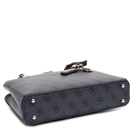 Guess Torebka Damska Pikowana Z Monogramem Elegancka Kuferek HWBG9672050-COAL
