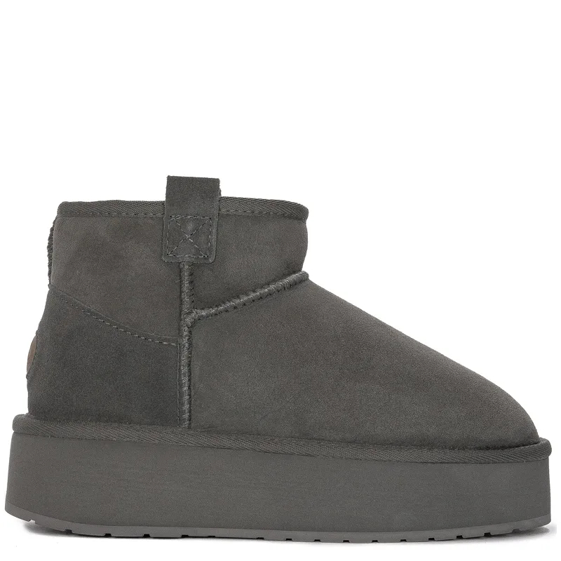 EMU Australia Foy Flatform Micro W13073 CHARCOAL