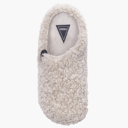 Verbenas York Curly Beig Home Slippers