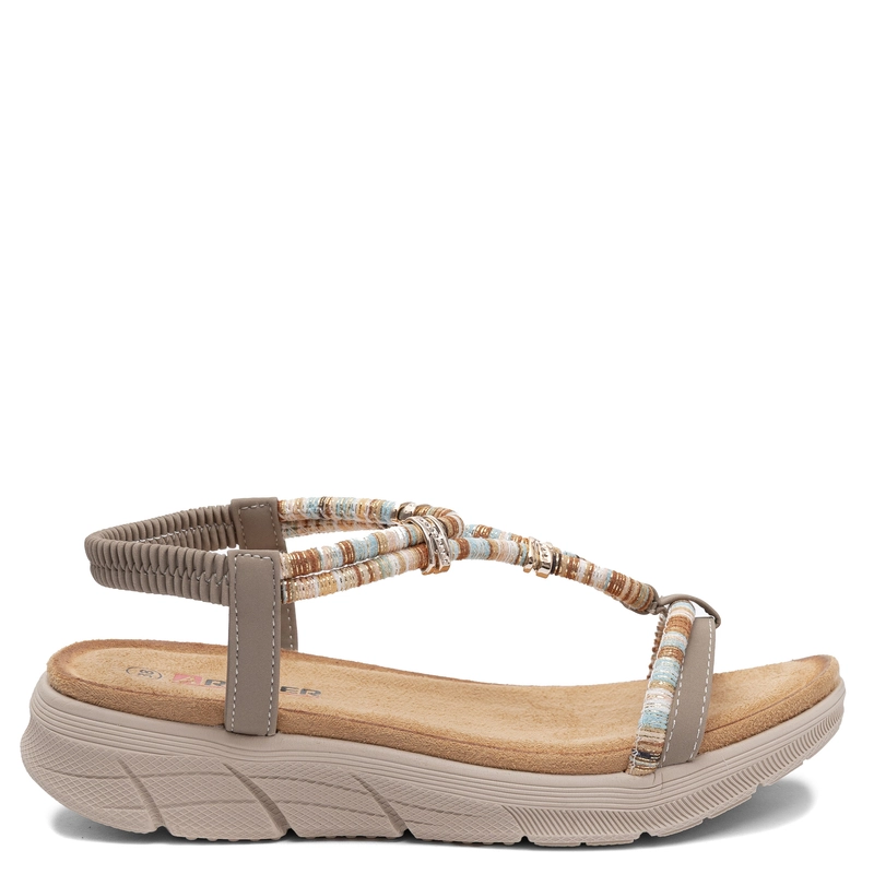 Artiker Sandały Damskie Wielokolorowe 58C0009-BEIGE