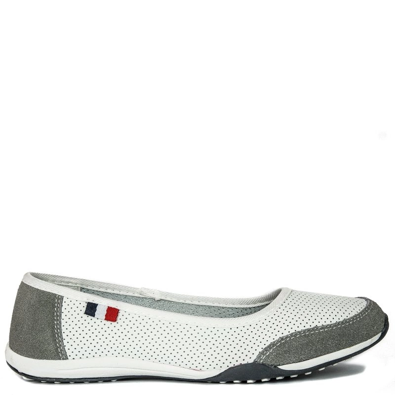 Filippo Women's Ballerinas White - Grey