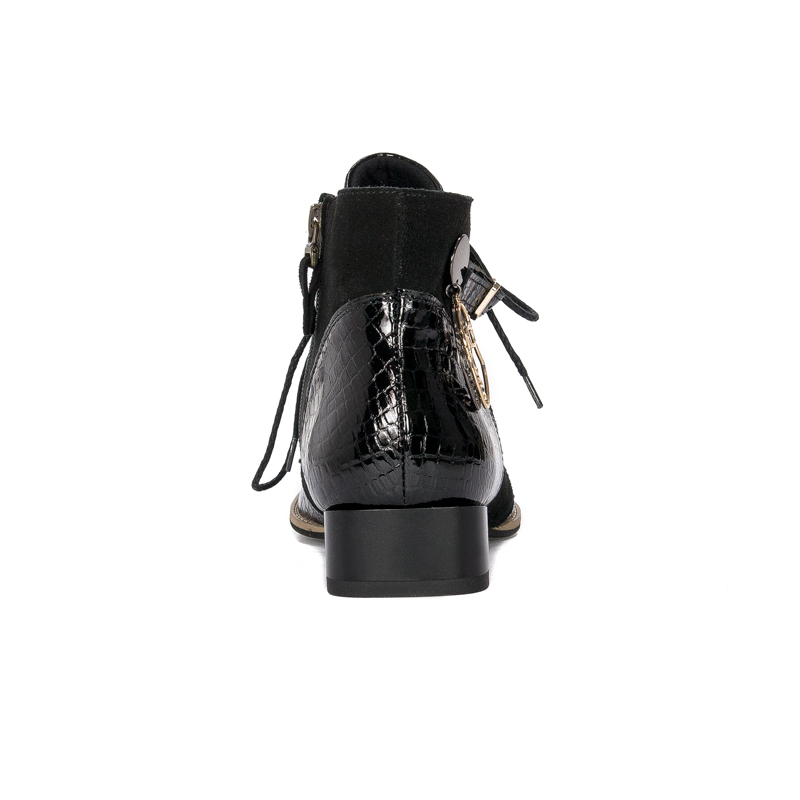 Maciejka 5743A-20/00-7 Women's Black Leather Boots