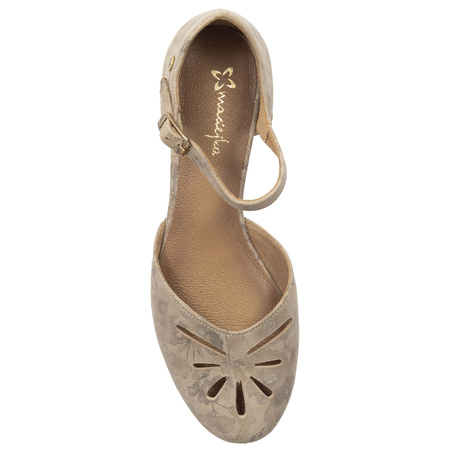 Maciejka Women's Leather Sandals Beige