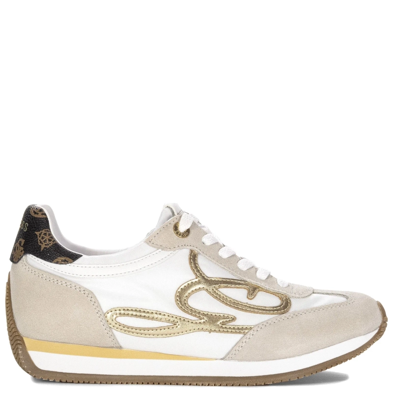 Guess Sneakersy Damskie Sznurowane White