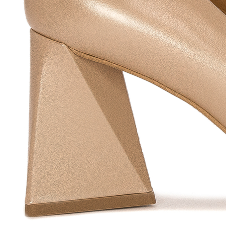 Visconi Casmir Gold leather women's Pumps
