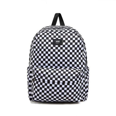 Old Skool Check Backpack Black and White