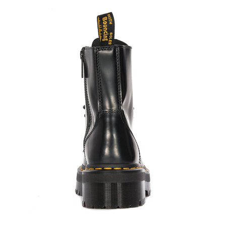 Dr. Martens Botki glany damskie skórzane Jadon Black czarne
