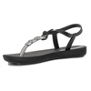 Ipanema Sandały japonki dziecięce dziewczęce Class Charm II Kids Black/Silver