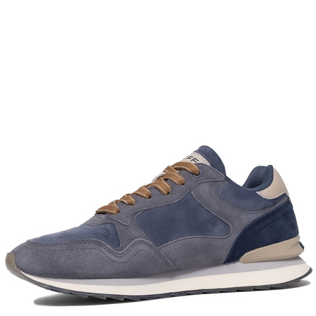 Hoff Sneakersy Skórzane Welurowe Półbuty Niebiesko-Szare HOFF22502003CITY