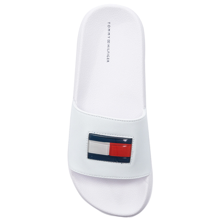 Tommy Hilfiger Women's Slides White
