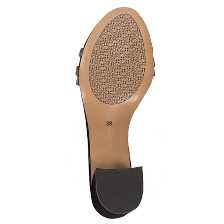 Maciejka Women's Leather Heeled Panther Sandals