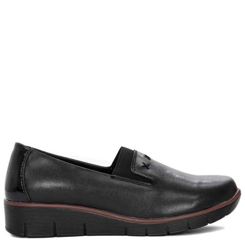 Filippo DP3160-22 BK Black Flat Shoes