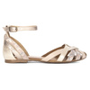 Maciejka Beige Flowers Sandals