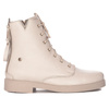 Maciejka Beige Women's Lace-Up Boots