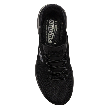 Skechers Sneakersy damskie Slips-Ins Black wsuwane czarne