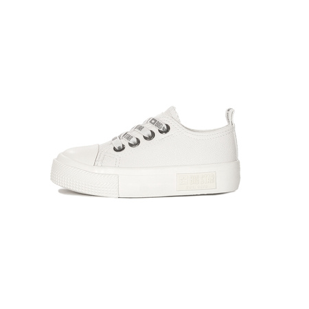 Big Star White children's slip-on sneakers