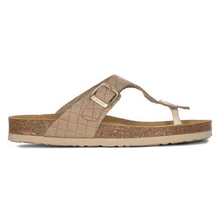 Dr. Brinkmann Klapki Damskie Beżowe