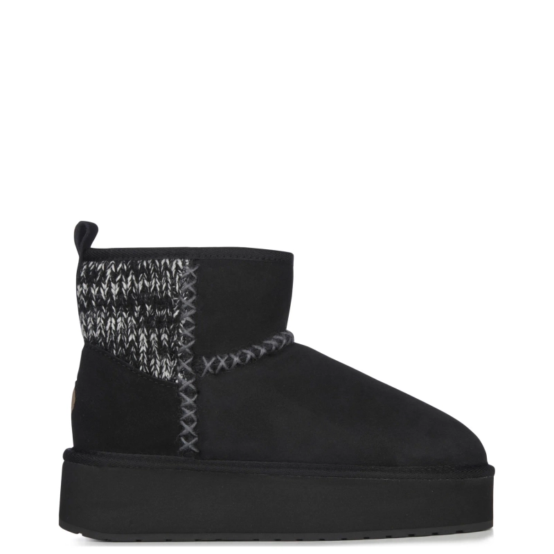 EMU Australia Stinger Knit Flatform W13143 Black