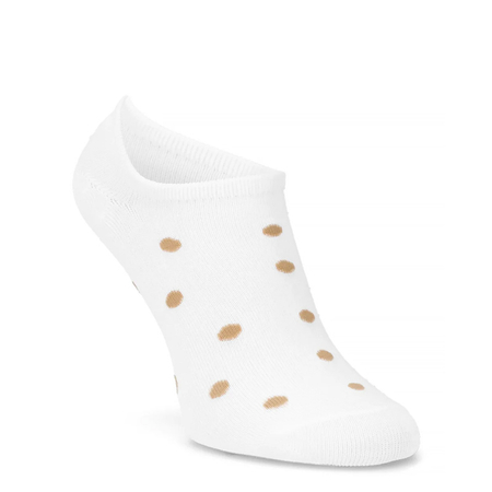 Filippo Bamboo Dots 3-Pack Low-Cut Socks White Black SD-SO17-LT-BK