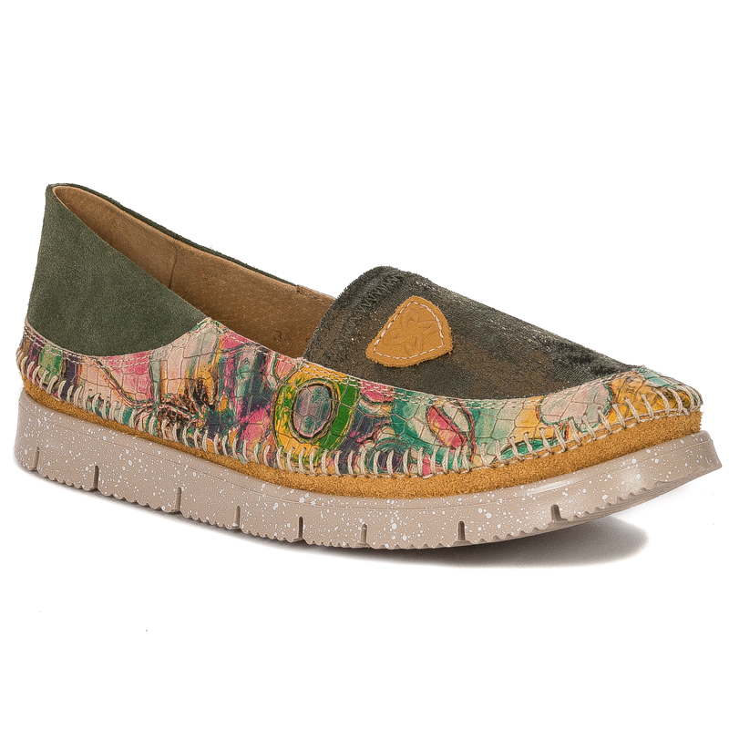 Maciejka Green Flat Shoes