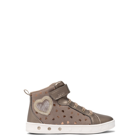 Geox Children's Sneakers Dk Beige- Platinum