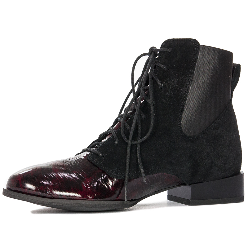 Maciejka Black women's Lace-Up Boots