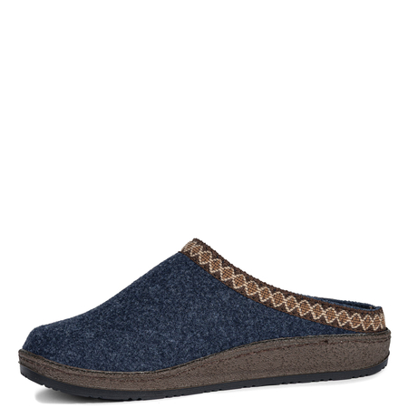 Inblu Felt Slip-On Home Slippers Cozy Comfort Grey-Blue NL000009-AVIO